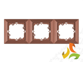 PERŁA Ramka 3 potrójna miedź metalik Ra-3P ABEX