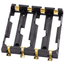 Koszyk na akumulatory 4x 18650 SMT