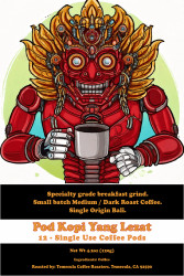 Bali Roast Coffee Pods - Med-Dark Coffee Experience