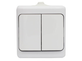 BRYZA Łącznik świecznikowy IP54 biały 180405 KOS