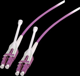 DJP-LCLCOM4-UNI-15 Duplex jumper LC-LC, OM4, 15m