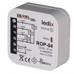 Radiowy odbiornik dopuszkowy 3-kanałowy ROP-04