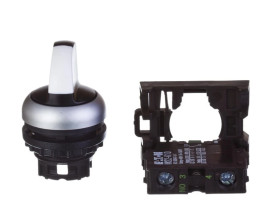 Przełącznik 2 położeniowy pokrętło 22mm czarny 1Z bez samopowrotu M22-WRK/K10 216518