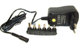 Zasilacz impulsowy uniwersalny - regulowany 3V; 4,5V; 5V; 6V; 7,5V; 9V; 12V / 1,5A