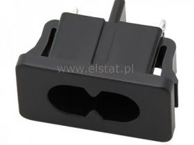 Gniazdo AC zasilające ósemka do obudowy zatrzask