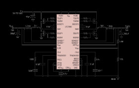 Low I, Dual, 2-Phase Synchronous Step-Down Controller for GaN FETs