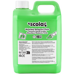 Scola DAMW2LT/36 Washable Readymix 2L Brilliant Green