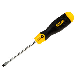 Stanley 0-64-916 Cushion Grip Screwdriver Flared Slotted 5mm x 100mm