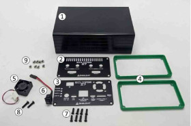 Obudowa do: Klypse Z7, kolor Czarny, zielony