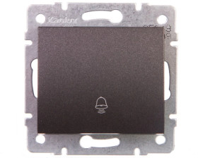 LOGI Łącznik zwierny dzwonek śrubowy 10AX 250V grafit 021030141 25249