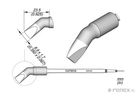 Grot C470018 do rączek JBC T470 i HT470