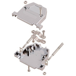 Encitech 2360-0105-15 D-Sub Housing 50 Pins Plastic 180&#xB0; Metallic