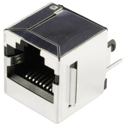 BEL Stewart SS65100-022F Modular Bush Vertical Shielded Flange Socket