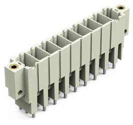 WAGO Listwa kołkowa, męska, standardowa Ilość pinów 9 Wymiary siatki: 7.62 mm 831-3609/108-000 12 szt.