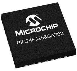 Mikrokontroler Microchip PIC24FJ UQFN 28-pinowy Montaż powierzchniowy PIC 256 kB 16bit CAN: 32MHz RAM:16 kB Ethernet: