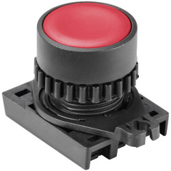 TruComponents 660019 Pushbutton round Red