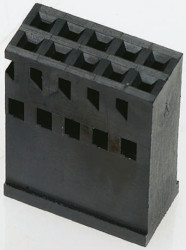 Obudowa złącza 10-pinowe 2-rzędowe raster: 2.54mm TE Connectivity Żeński Montaż na kablu AMPMODU Złącze Centerline