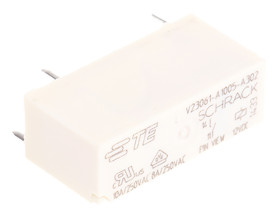 Przekaźnik mocy 12V dc SPST TE Connectivity 221mW, montaż PCB 652Ω Otwór przezierny