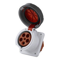 CEE Mennekes Gniazdo 63A 5p 400V IP67 siłowe tablicowe 1128A