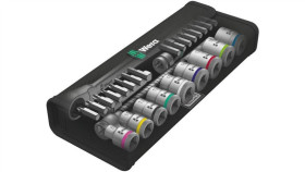 Zestaw Kluczy Nasadowych 3/8Zyklop Metal,+Grzechotka 29Cz.