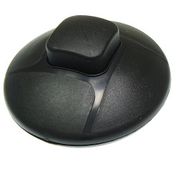 Wyłącznik nożny czarny przelot. 2A/250V duży