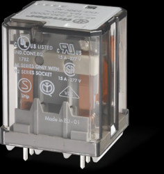 Relay, 2 Form C (NO/NC), 12 V (DC), 110 Ω, 16 A, 400 V (AC), 622290124000