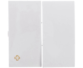 Simon 54 Klawisz do łącznika podwójnego schodowego SW6/2M antybakteryjny biały DKW6/2/AB11