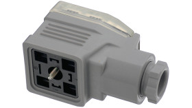 Złącze zaworowe DIN 43650 DIN 43650 2 + PE 250 V Gniazdo Hirschmann