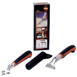 Bahco SCRAPER-SET2 ERGO Paint Scraper Set: Ergonomic Carbide Blades 2-Grip