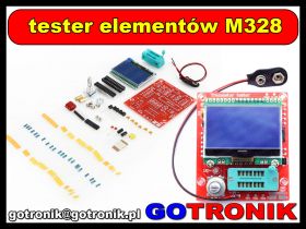 M328 tester elementów elektronicznych - zestaw do samodzielnego montażu KIT/DIY