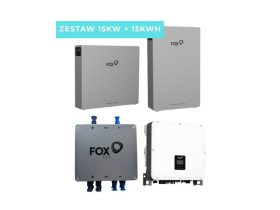 Zestaw fotowoltaiczny PV 15kW + 15kWh falownik z magazynem energii FoxESS