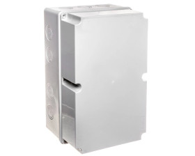 Puszka n/t hermetyczna pusta z osłabieniami 348x228x166 IP65 szara PH-5B.2 28.55