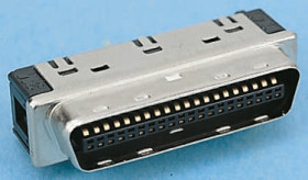 Złącze D-Sub 40-pinowe Męski Proste Montaż na kablu raster 1.27mm Złoto na niklu