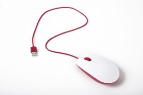 Raspberry Pi Official Mouse Red/White