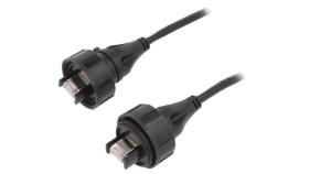 Px0898/5M00 Patch Cord Rj45 Wtyk,Z Obu Stron Pokrycie: Złocony -25...75C