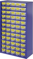 Zestaw uzupełniający E 24, 11Ohm - 910 kOhm, 0,25 W, 1 %, 6000 szt.