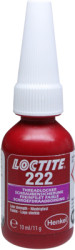 Threadlocker, 10 ml, purple, low strength, LOCTITE 222 10ML FLASCHE
