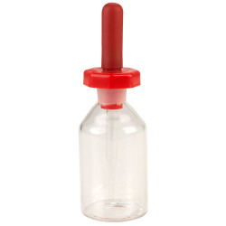 Rapid Glass Dropping Bottle with Plastic Stopper 50ml Single