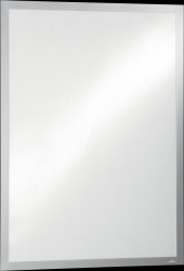 505423 Signage frame, 50x70 cm, self-adhesive, hinged, silver