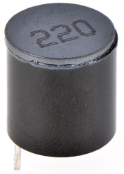 Dławik dużej mocy 22 μH 7.7A Promieniowe ±20% Wyprowadzenia promieniowe 14.5mΩ Rdc rdzeń ferrytowy