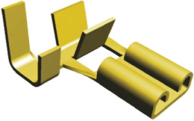 Konektor płaski Żeński 4.75 x 0.51mm długość 19.18mm Izolacja: Nieizolowane