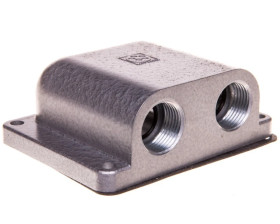 Dławnica kablowa kątowa podwójna 2xM20 IP55 bez uszczelnienia SKINDICHT SE-M 220/320 2x20x1,5 bez E+D 52108041