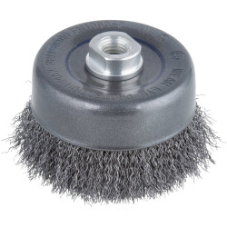 Wolfcraft 2151000 Steel Wire Pot Brush WS M14 Ø100mm 1pc Durable Steel