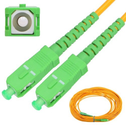 Patchcord LSOH, Jednomodowy, Simplex, G.657A2, 3mm, 15m, żółty Extralink SC/APC-SC/APC