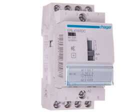 Przekaźnik instalacyjny 16A 2Z 2R 12V AC/DC sterowanie ręczne ERL418SDC