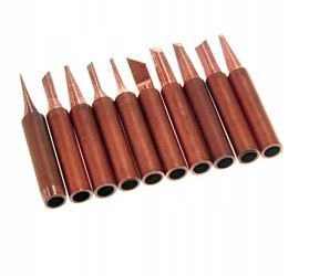 10 pcs 900M-T Copper Tips for Yihua Aoyue Repro Zhaoxin Xytronic Quick WEP Soldering Irons