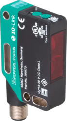 Distance sensor, 100-550 mm, NPN/PNP, Form A (N/O) / Form B (N/C), 18-30 VDC, M12-connector, IP67/IP69/IP69K, 295670-100269