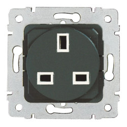 SISTENA Gniazdo 2P+Z standard angielskie białe 775849