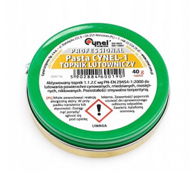 Cynel-1 pasta lutownicza topnik 40g