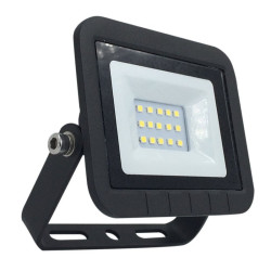 Halogen LED 10W czarny SLIM 4000 K 750lm Biały dzienny